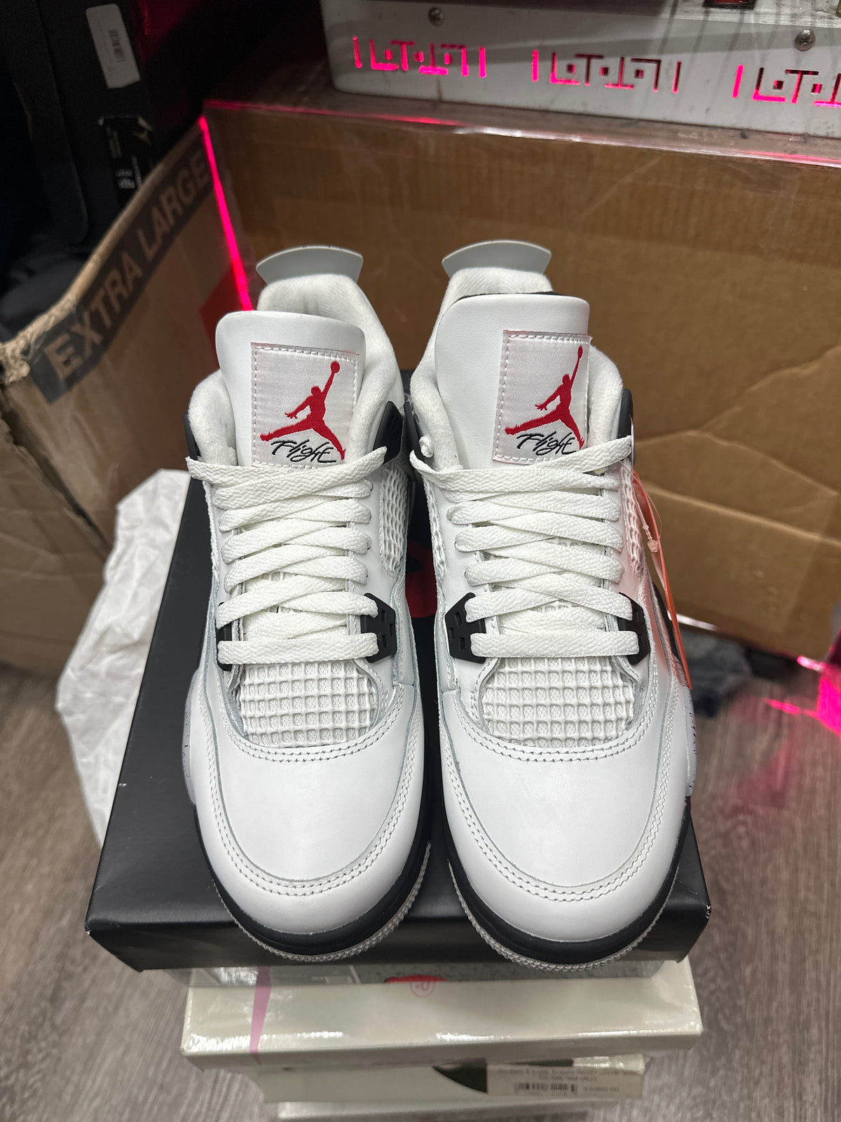 Jordan 4 White Cement New