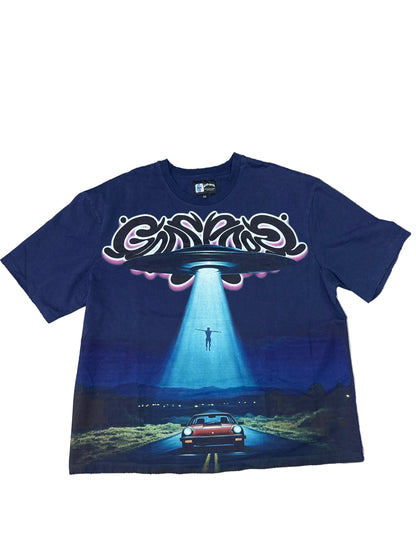 Godspeed Abduction Tee Navy New