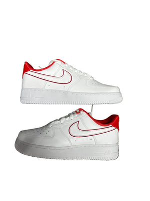 Air Force 1s Contrast Stitch- White University Red New