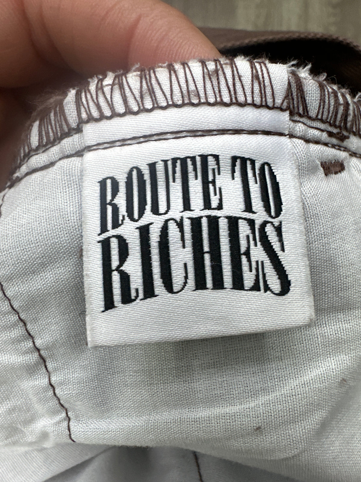 Route To Riches Jean Shorts Brown Preloved