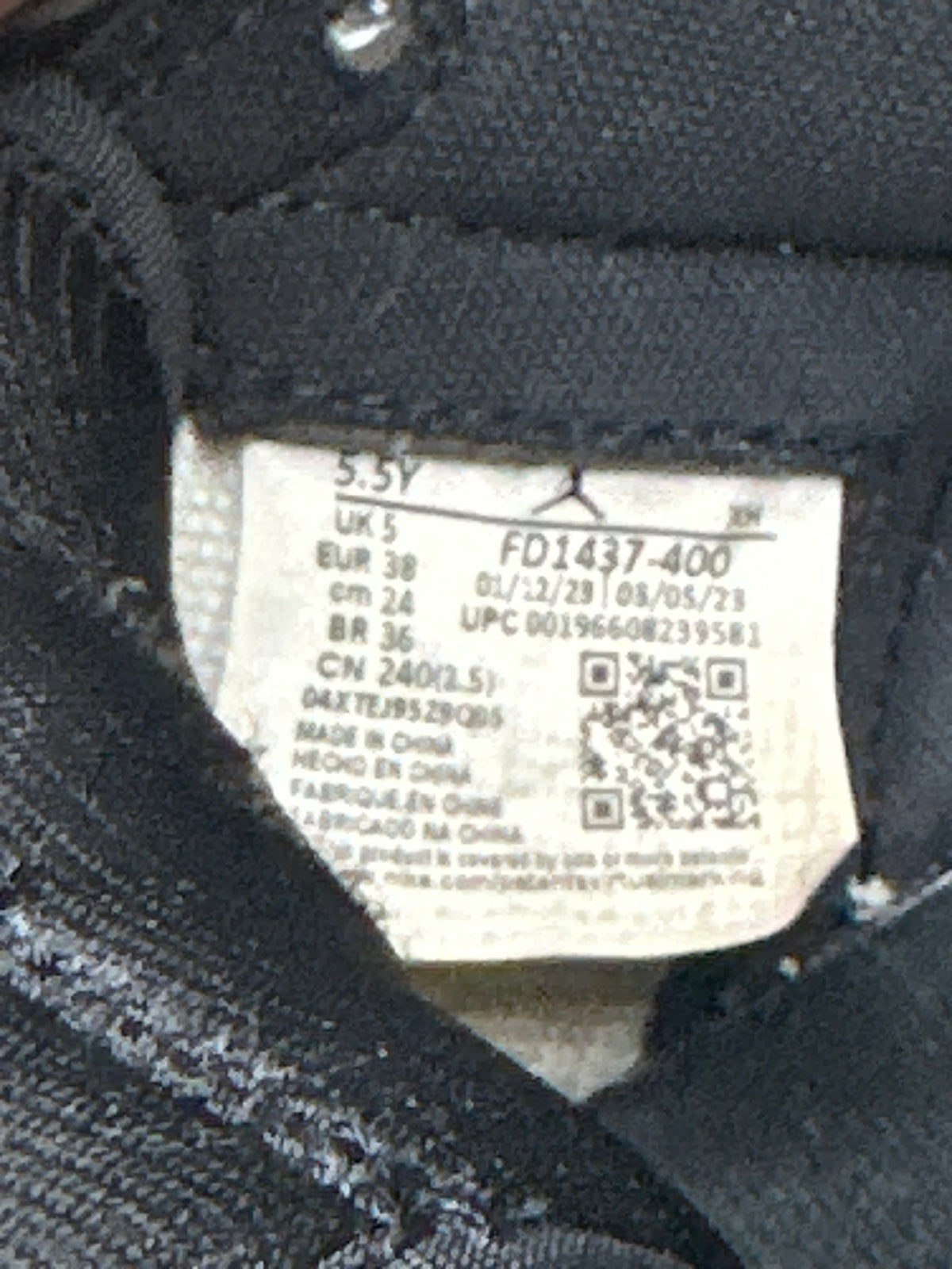 Jordan 1 UNC Toe Preloved