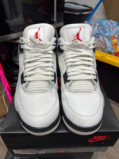 Jordan 4 White Cement Preloved