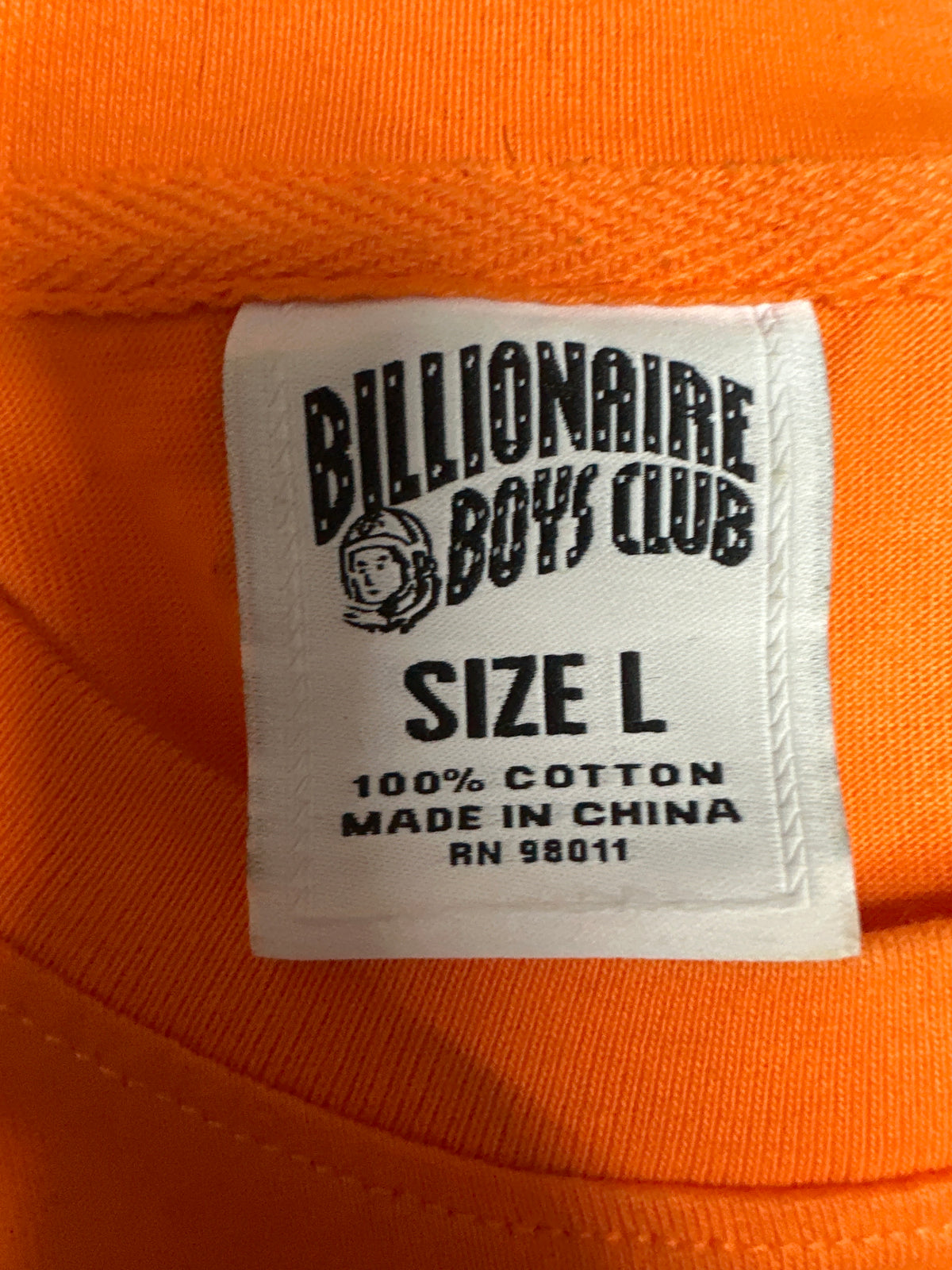 Billionaire Boys Club Billionairism Tee Orange New