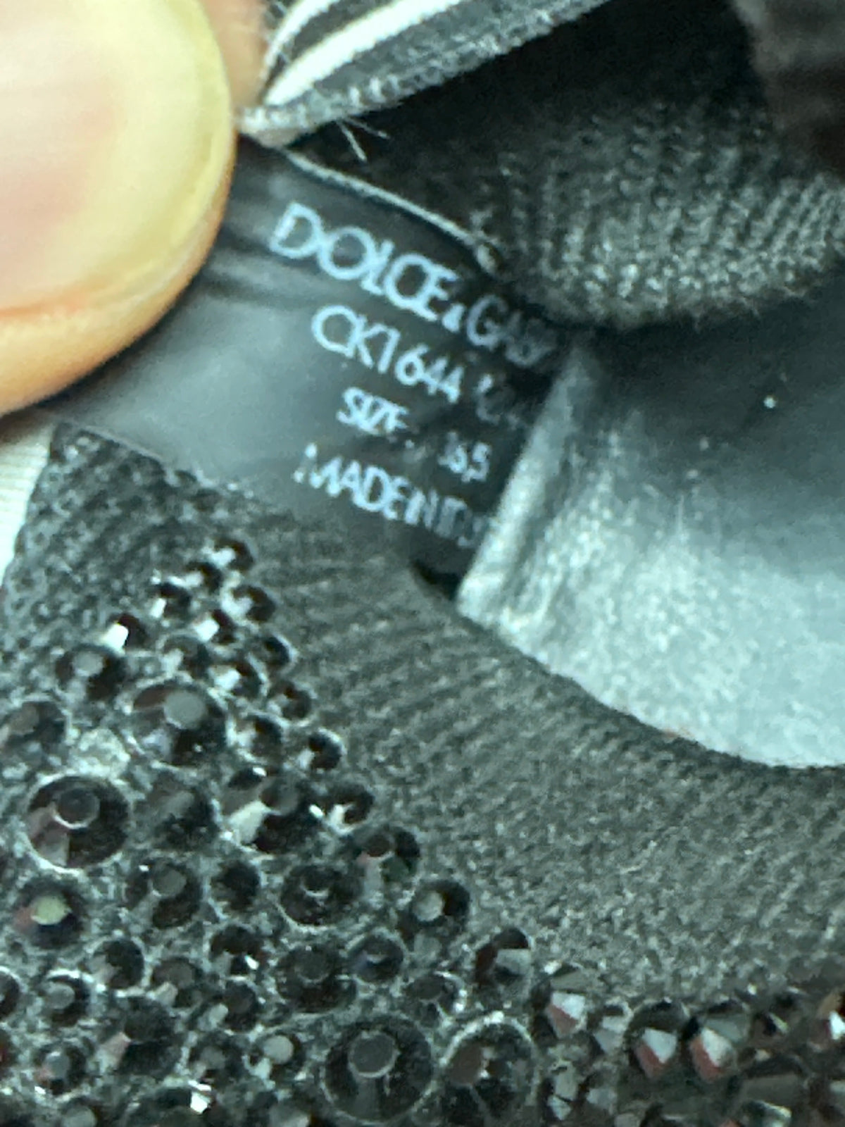 Dolce & Gabbana Sorrento Crystal B/W Preloved