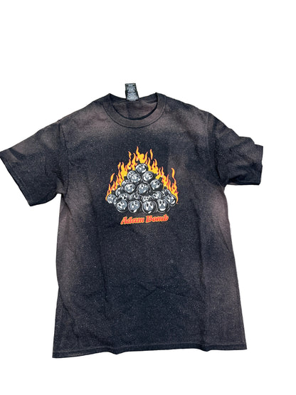 The Hundreds Adam Bomb Black/Bleach wash T-Shirt Preloved
