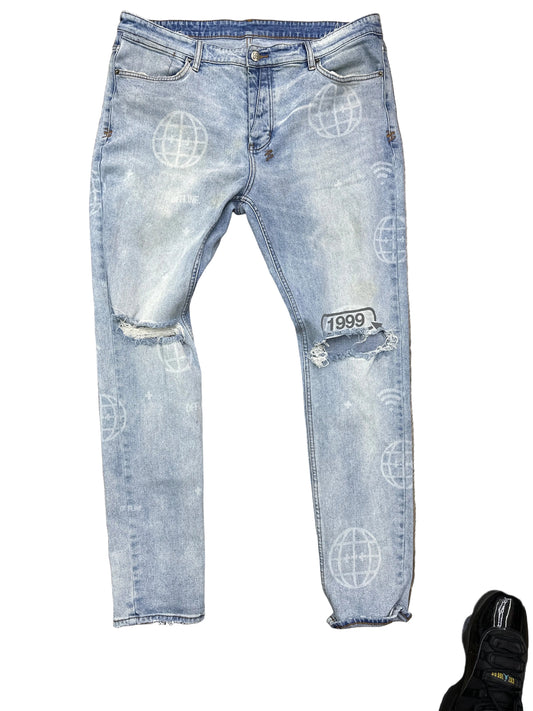 Ksubi Jeans Light Wash Globe Preloved