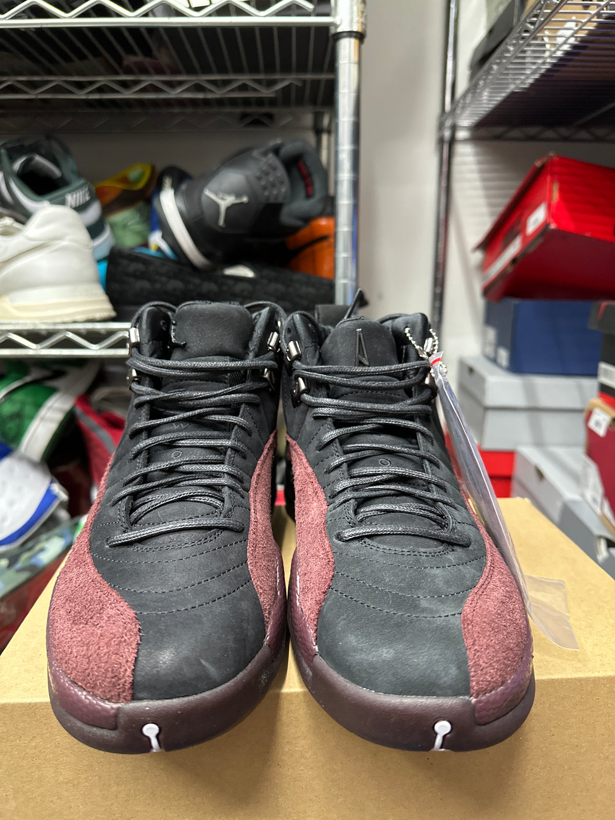 A Ma Maniére x Air Jordan 12 Black/Burgundy New