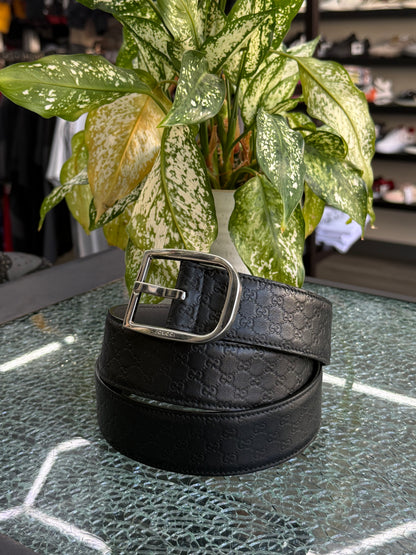 Gucci Microguccissima Pattern Leather Waist Belt