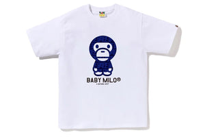 Bape Tee White/Blue Baby Milo New