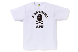 Bape Tee White Captain Ape New