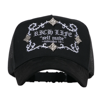 Barbas Hats Rich Life Black New