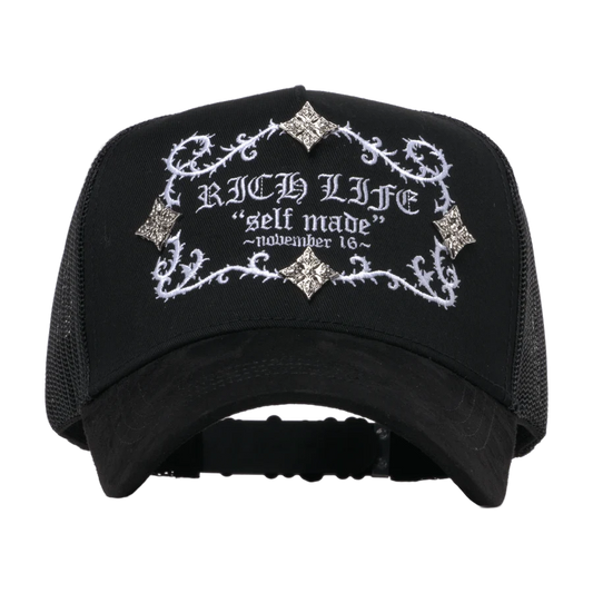 Barbas Hats Rich Life Black New