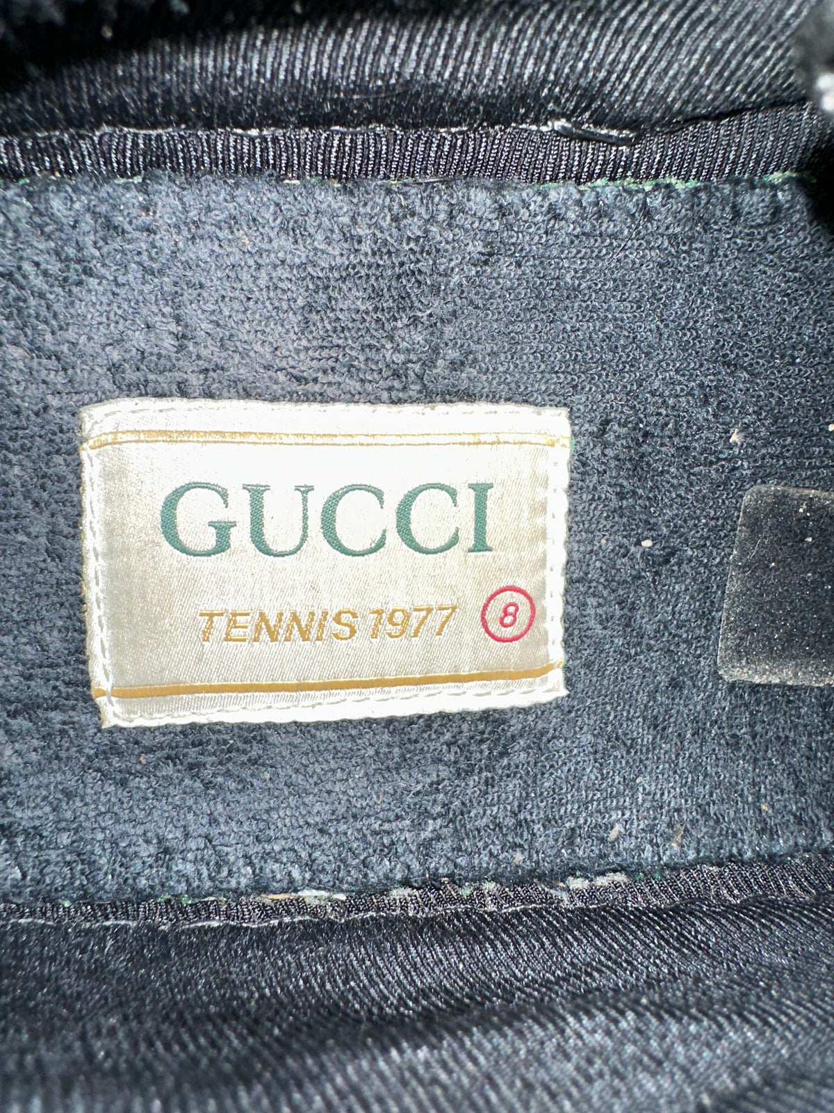 Gucci Tennis 1977 Off The Grid Low-Top Sneakers Black Size 8 Preloved