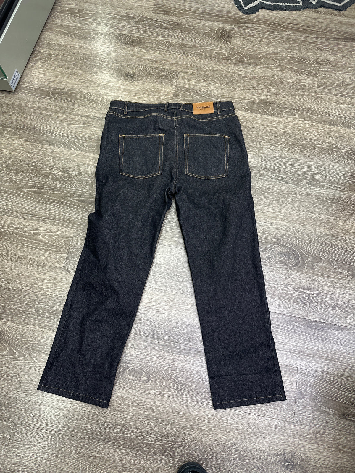 BadFriend Black Logo Detail 5 Pocket Denim Jeans Preloved