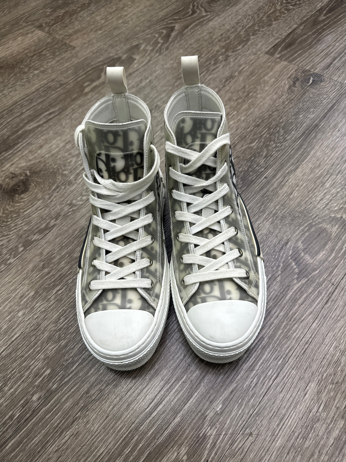 Dior B23 High Top White/Blk Preloved