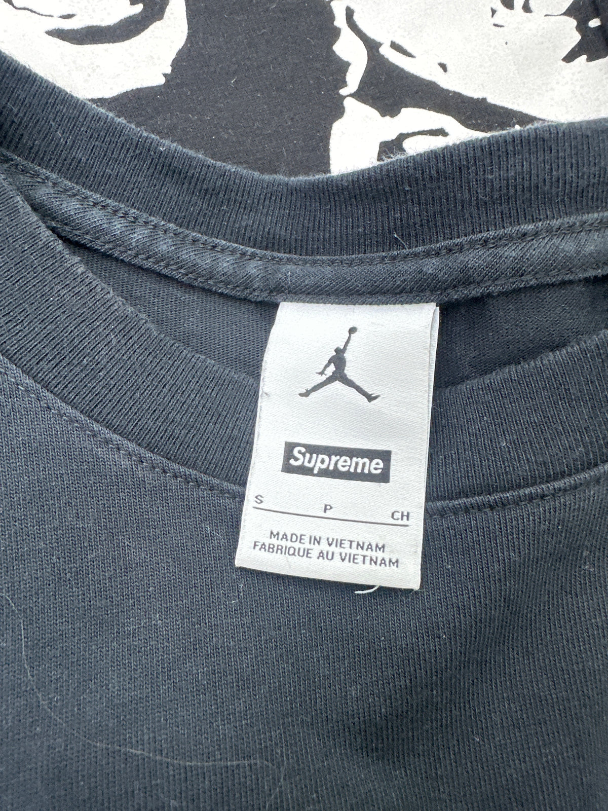 Supreme X Jordan Biggie Short Sleeve T-Shirt Preloved