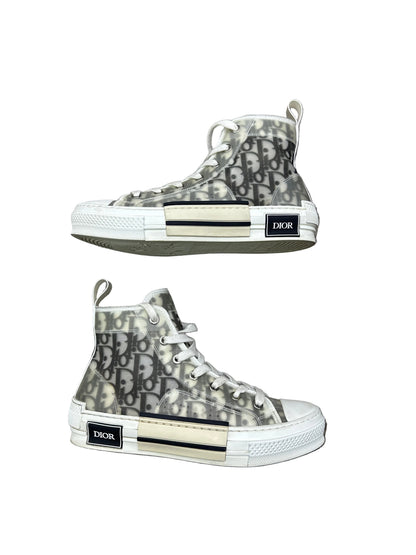Dior B23 High Top White/Blk Preloved