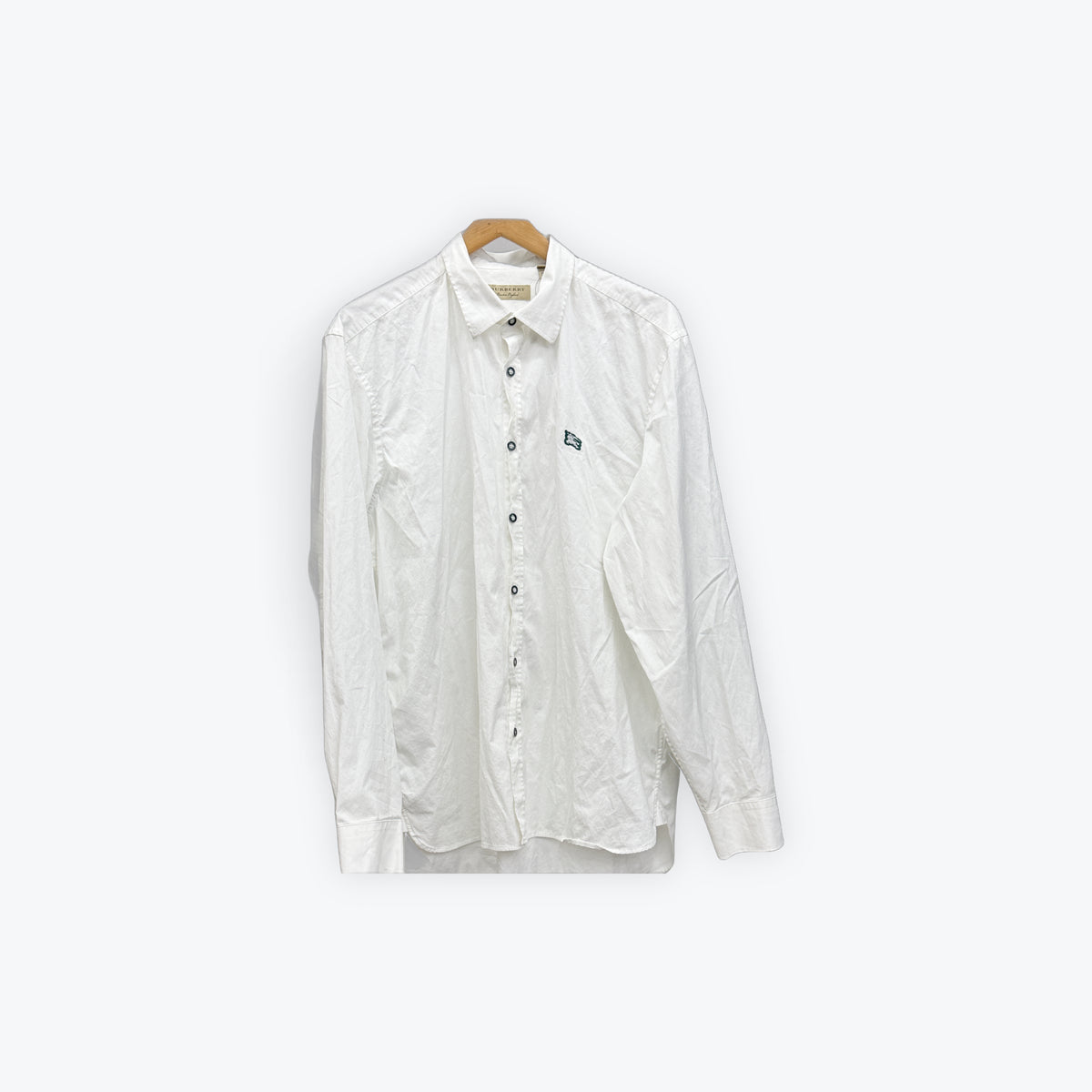Burberry Button Up Shirt White Preloved