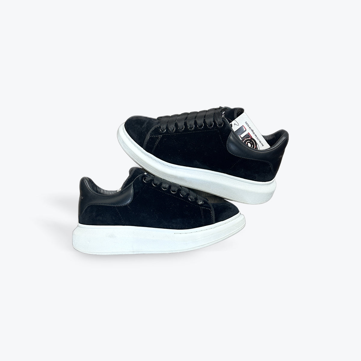 Alexander McQueen Black Suede/White Preloved