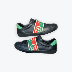 Gucci Ace Web Elastic Back/Green/Red Preloved