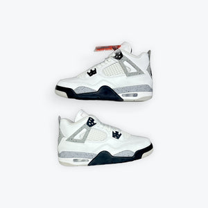 Jordan 4 GS White Cement New