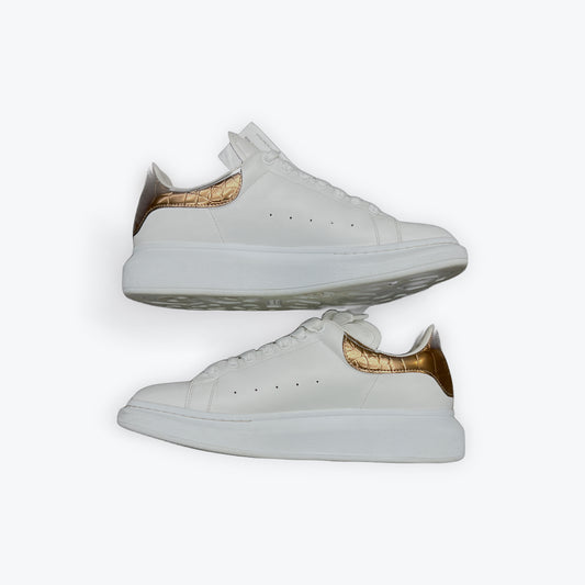 Alexander McQueen White/Bronze Pre Owned