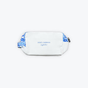Dolce & Gabbana Toiletries Bag White/Blue Preloved