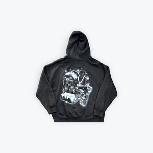 SDL Hoodie B/W Monkey New