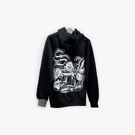 SDL Hoodie Buddha B/W New