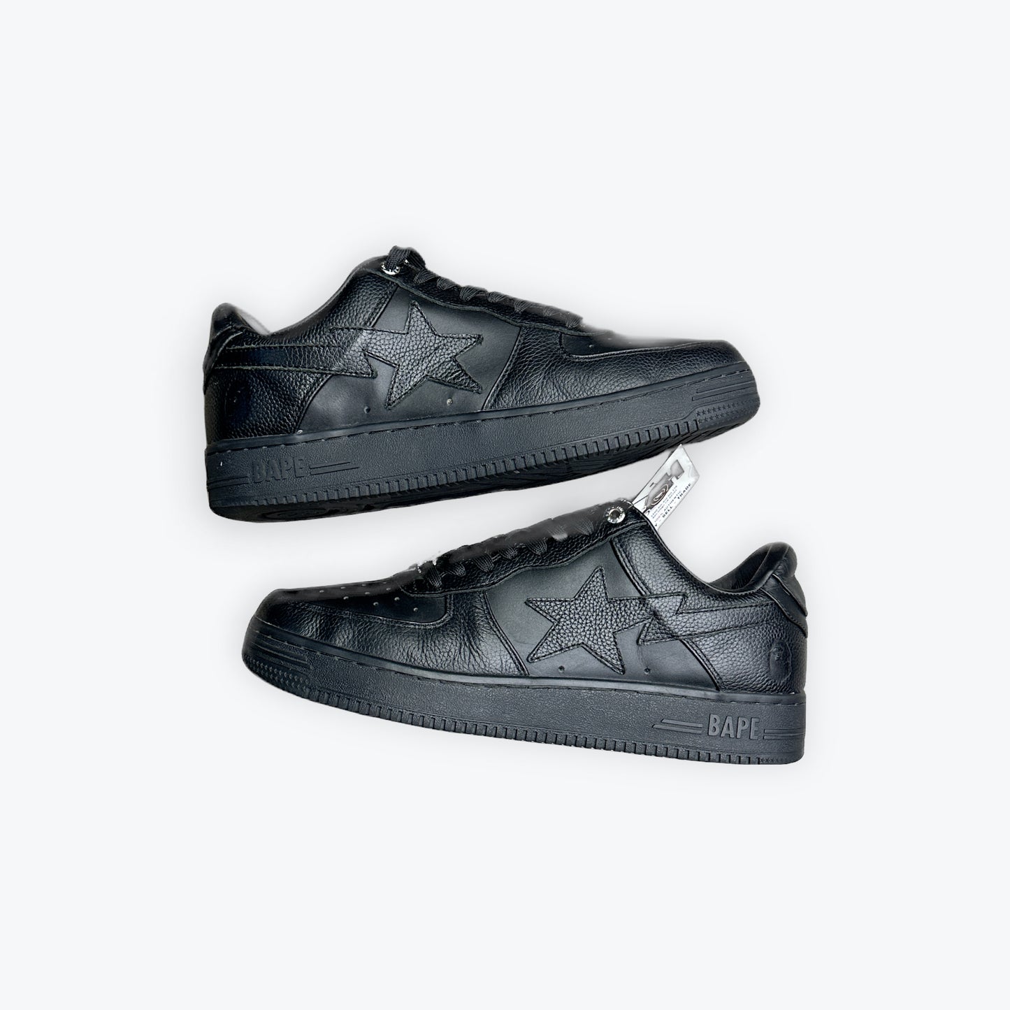 A Bathing Ape Bape Sta Triple Black Preloved