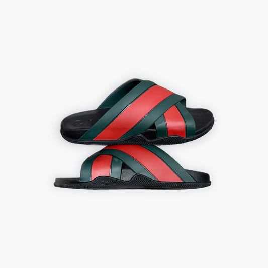 Gucci Web Slide Green/Red Preloved