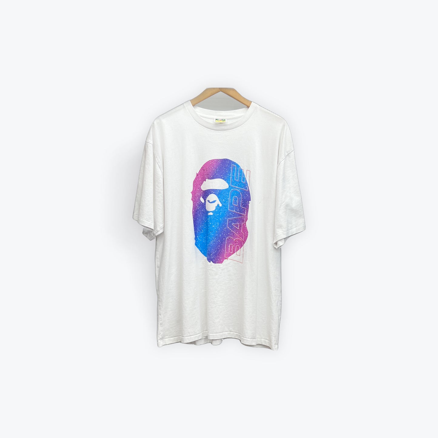 Bape Tee White/Galaxy Preloved