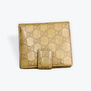 Gucci Wallet Peanut Butter Brown Preloved