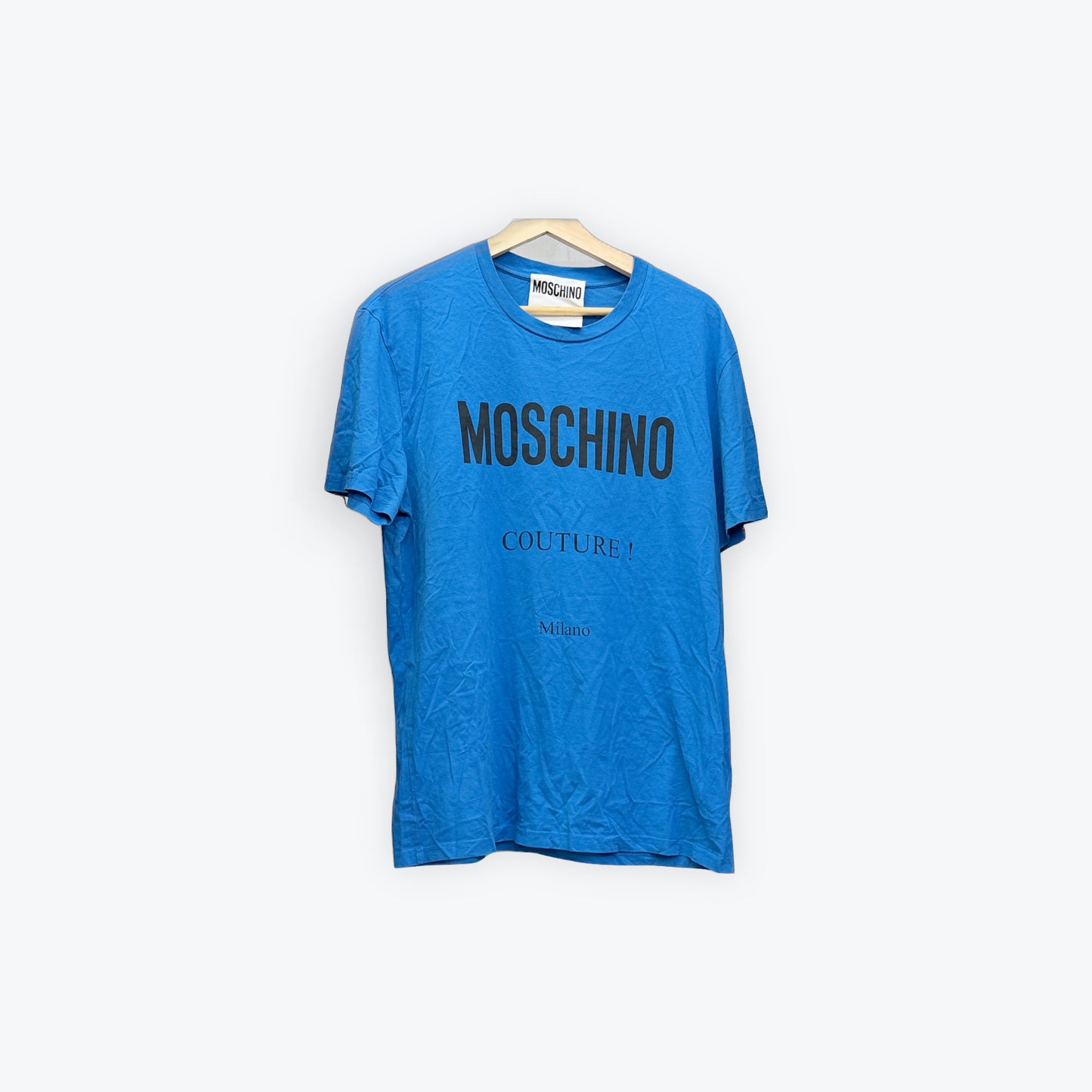 Moschino Tee Blue Preloved