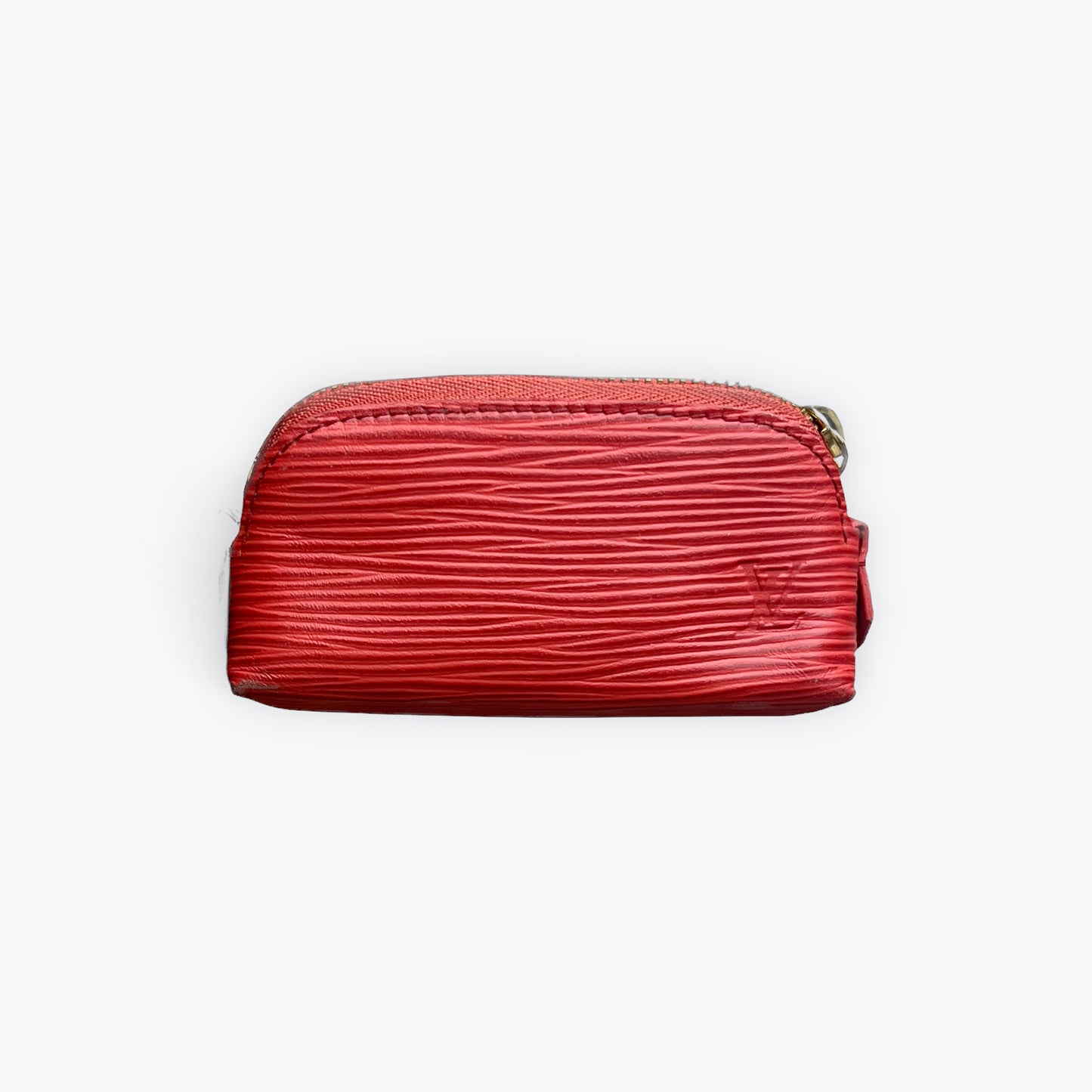 Louis Vuitton Red Coin Pouch Preloved
