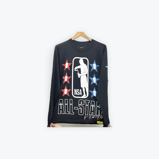 ALOCS All Star Long Sleeve Tee Black Preloved