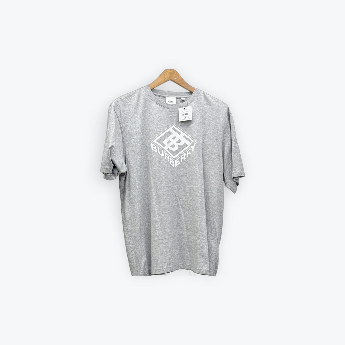Burberry Tee Grey/White Preloved