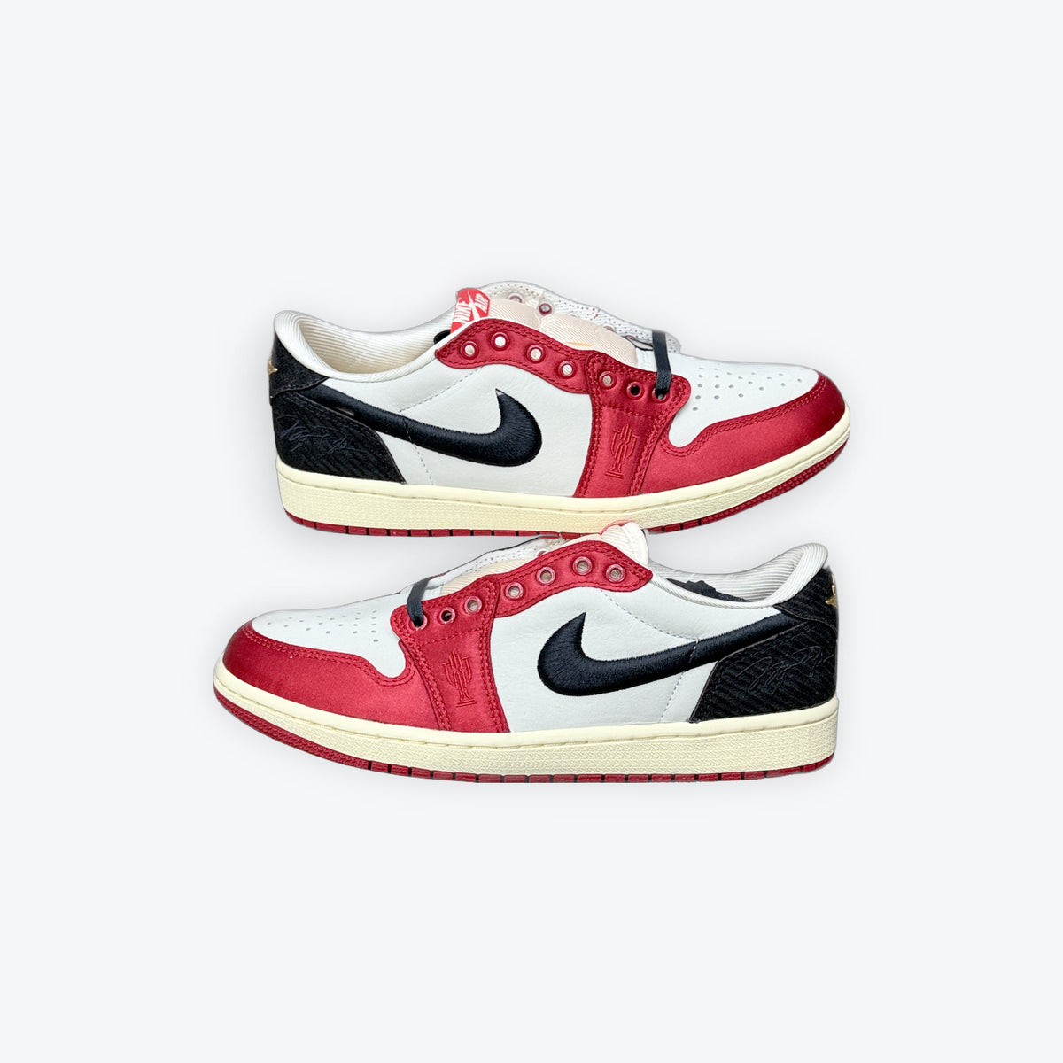 Trophy Room x Air Jordan 1 Retro Low OG Rookie Card New Size 8