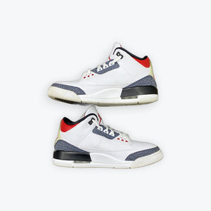 Jordan 3 Fire Red Denim Preloved