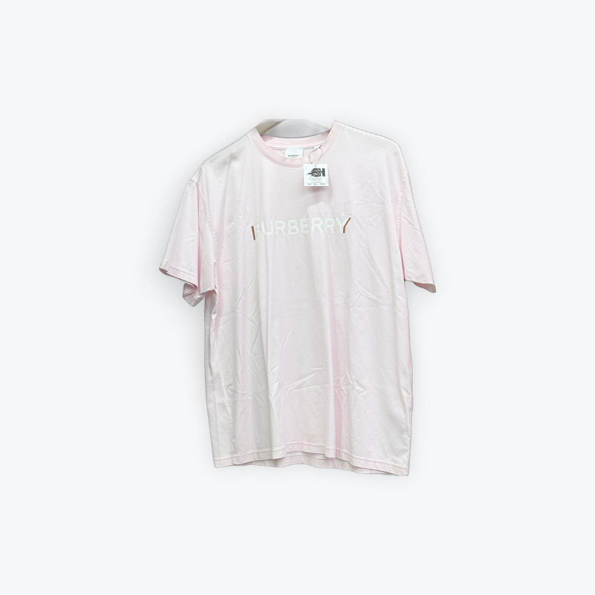 Burberry Tee Pink/White Preloved