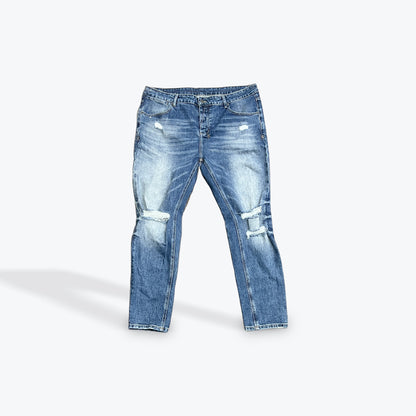 Ksubi Jeans Blue Denim Distressed Preloved