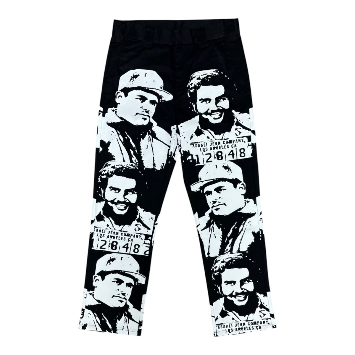 ASAALI Oreo Cart Work Pants New
