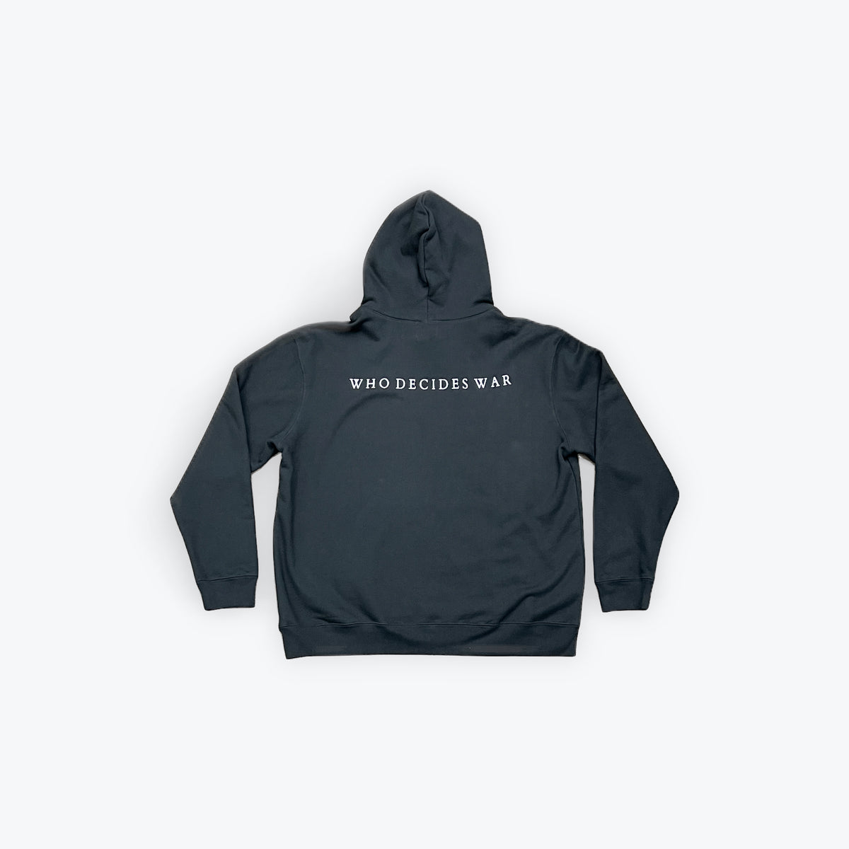 Who Decides War Hoodie Black Pre Owned