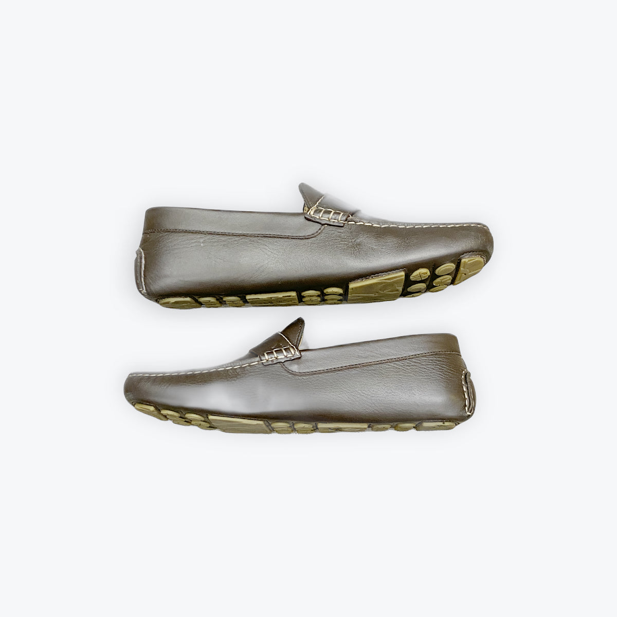 Carolina Herrera Loafers Brown Pre Owned Size 41