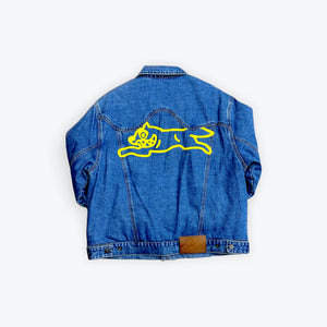 Icecream Denim Jacket Blue/Yellow Preloved
