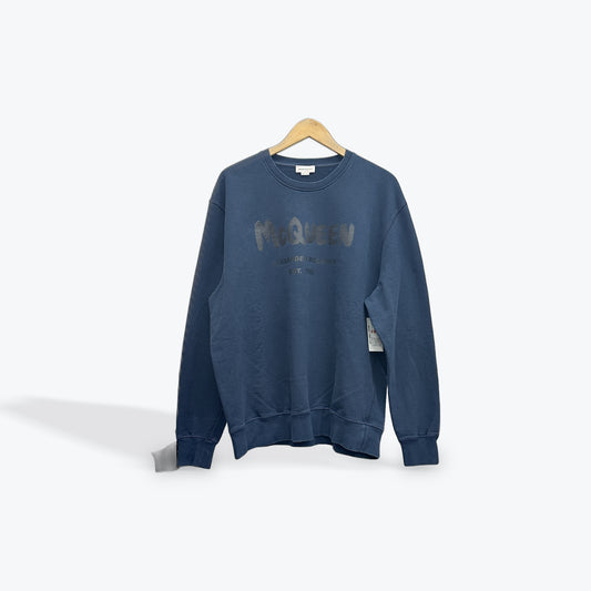 Alexander McQueen Crewneck Navy Preloved