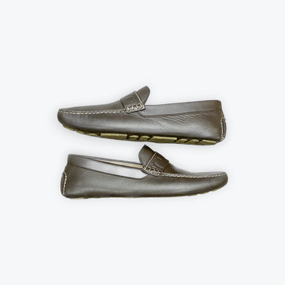 Carolina Herrera Loafers Brown Pre Owned Size 41