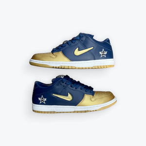 Nike SB Dunk Low Supreme Jewel Swoosh Gold Preloved