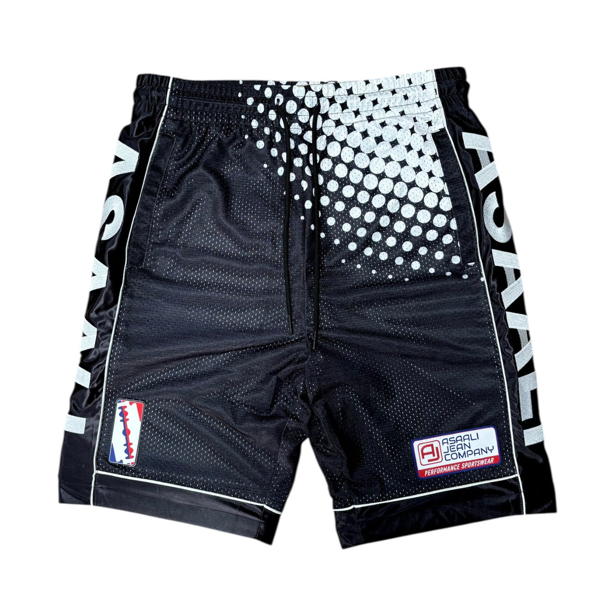 ASAALI Basketball Shorts B/W New