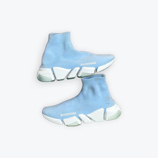 Balenciaga Speed 2.0 Baby Blue Preloved